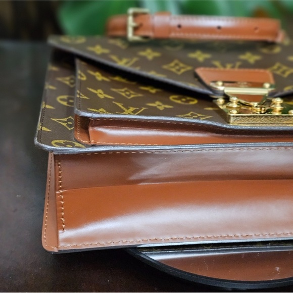 EUC AUTHENTIC LOUIS VUITTON MONOGRAM MONCEAU CROSSBODY VINTAGE *SR00**W/COA - Picture 8 of 13